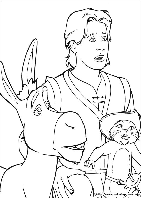 Shrek the Third coloring picture